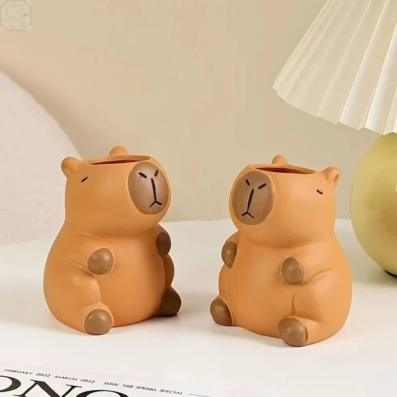 Kawaii Capybara Stifthalter – Schreibtisch-Aufbewahrung