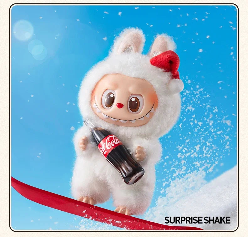 POP MART - Labubu Coca Cola Porte-clé Peluche Blind Box (au choix ou aléatoire)