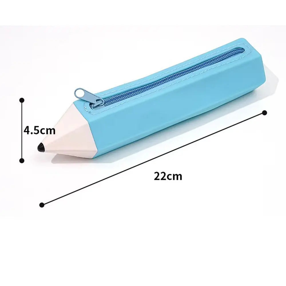 Kawaii Bleistift-Silikon-Federmäppchen – Große Kapazität