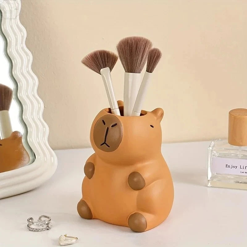 Kawaii Capybara Stifthalter – Schreibtisch-Aufbewahrung