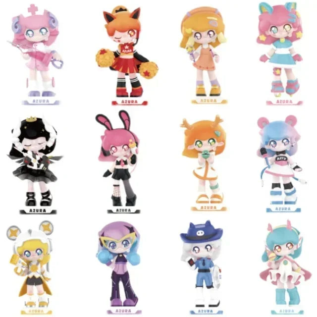 Pop Mart véritable Azura série de sport animale boîte aveugle boîte mystère originale jouets poupée mignon Anime…