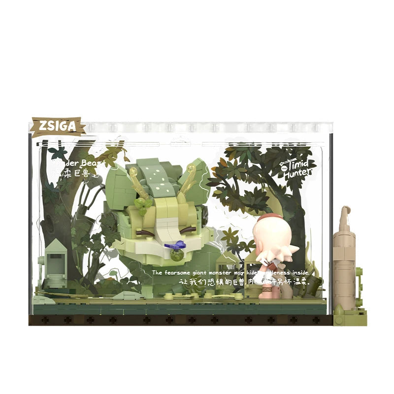 POP MART Zsiga Walking Into The Forest Series Block Figures POPMART Block Limited à 2 pièces par commande