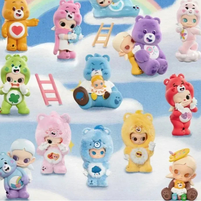 POP MART CareBears x Zsiga série boîte mystère véritable boîte aveugle devinez sac ornement Figurines décor à la…