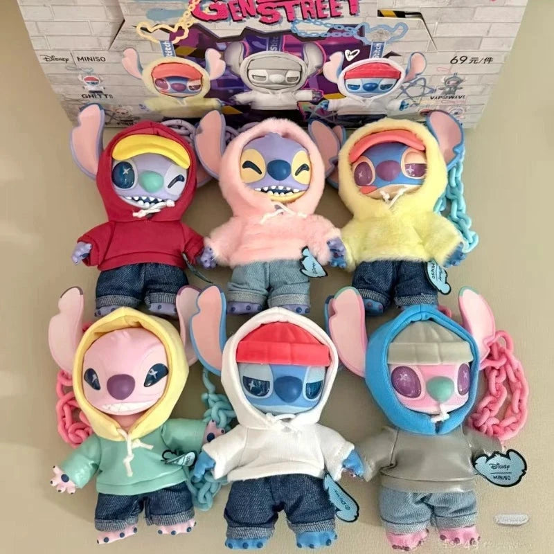 MINISO Disney Stitch Gen Z Street Series – Vinyl Blind Box Backpack Pendant