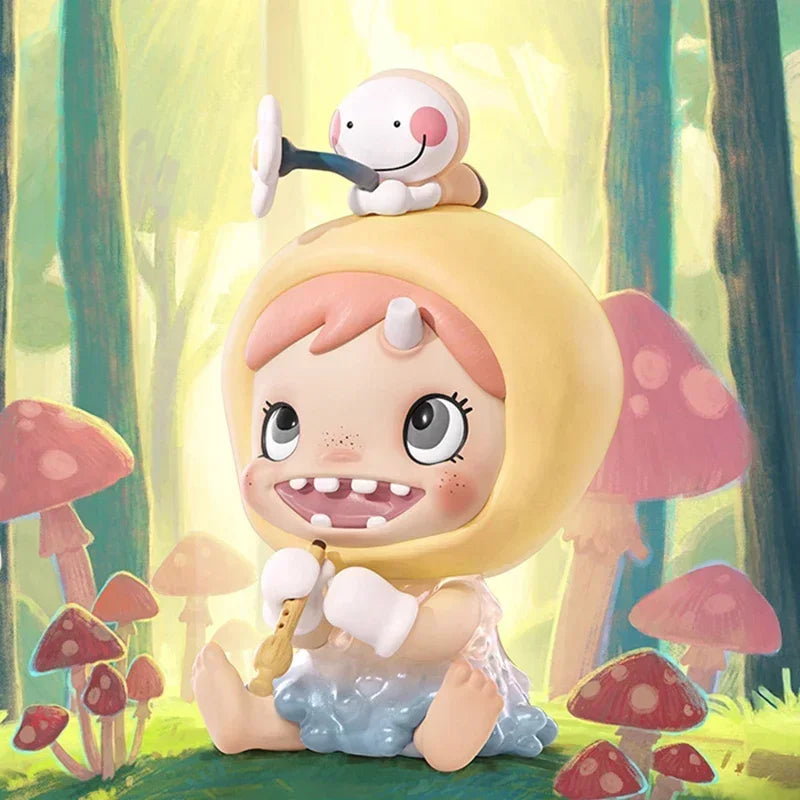 POP MART main dans la main série boîte aveugle jouets Kawaii Anime figurine Surprise boîte mystère poupées filles cadeau