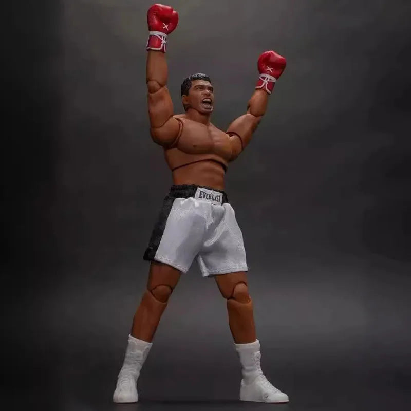 Boxer Champion Ali figurine ornements de bureau poupée 18 cm PVC Cassius Marcellus Clay Jr figurines Collection modèle mobile jouets