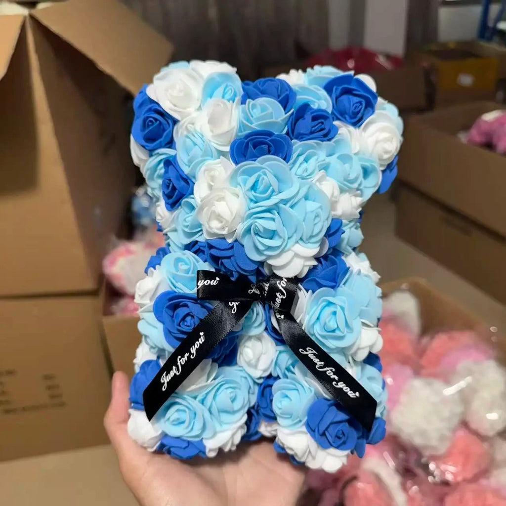 Rose Bear – Artificial Foam Rose Bear