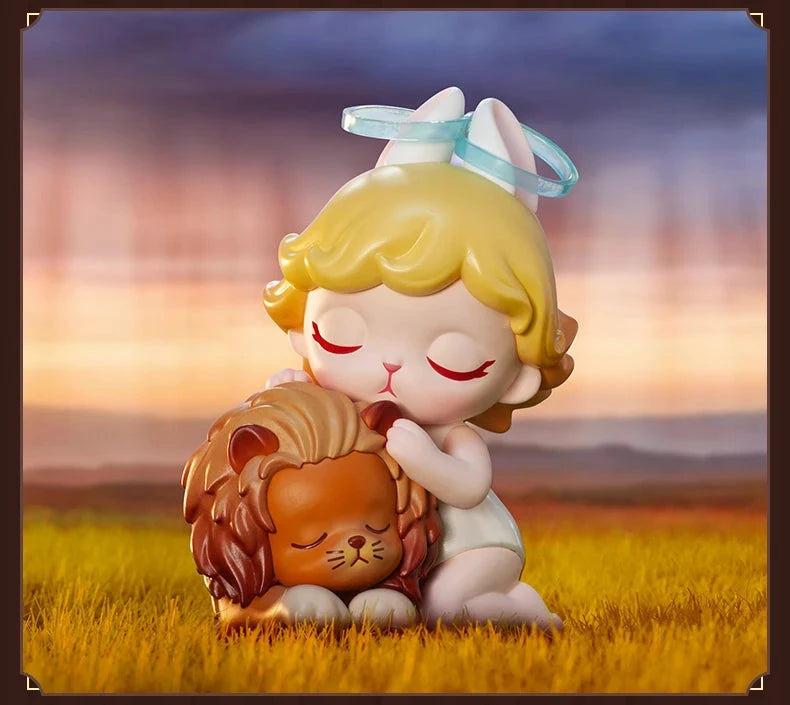 POP MART Mysteriöse Hasen-Tarot-Serie Blindbox Überraschungsbox Guess Bag Spielzeug Niedliche Puppe Anime Figur Schreibtischdekoration Kollektion