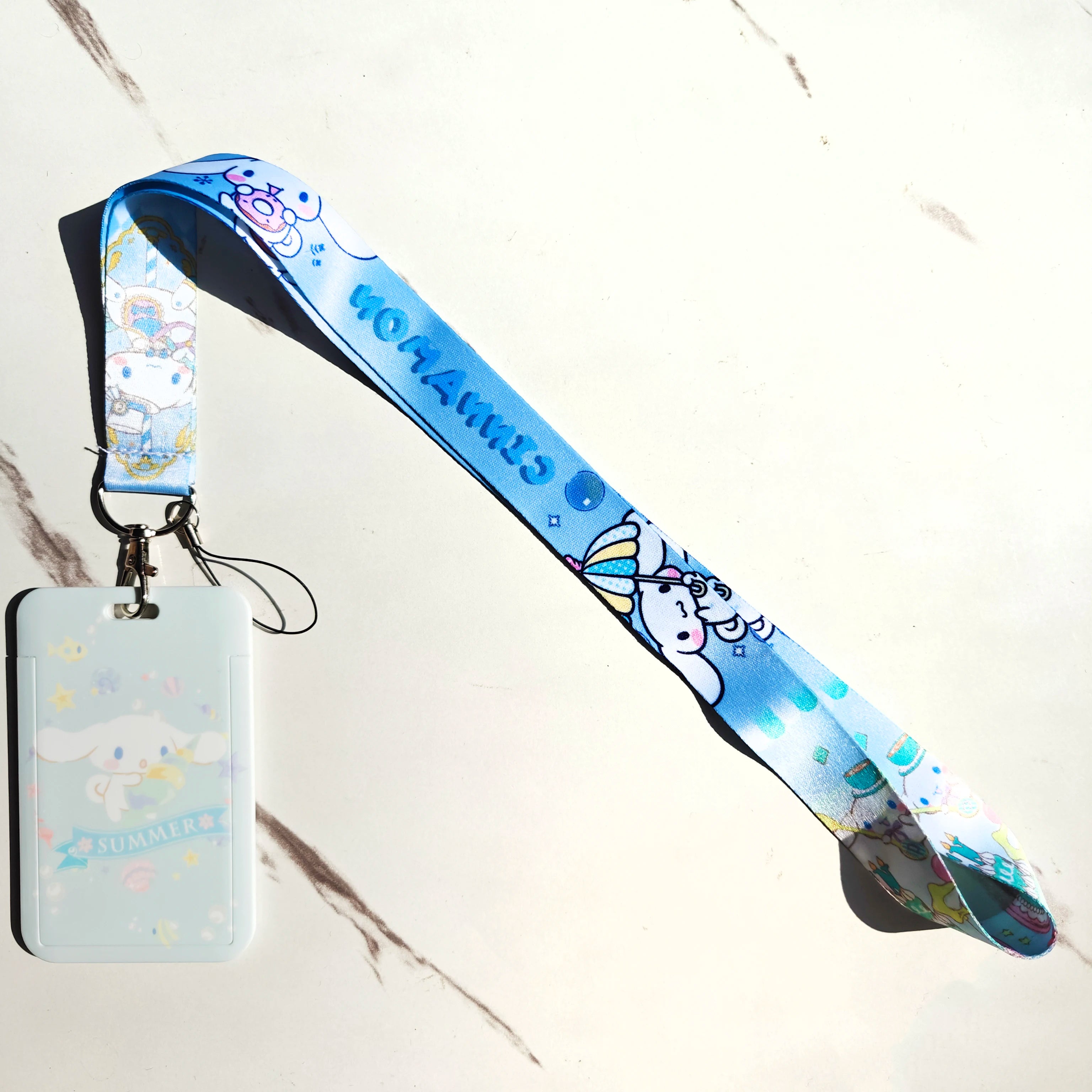 Anime Schlüsselband mit Ausweishalter – Multifunktionale Lanyard zum Umhängen
