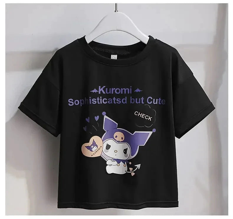 Kuromi – Ensemble T-shirt et jupe