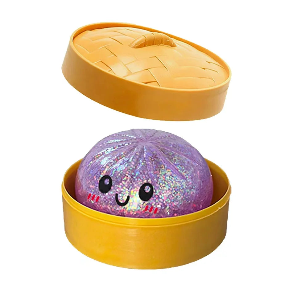 Glitzer-Dumpling Squishy Anti-Stress – Set mit 1 bis 12 Stück