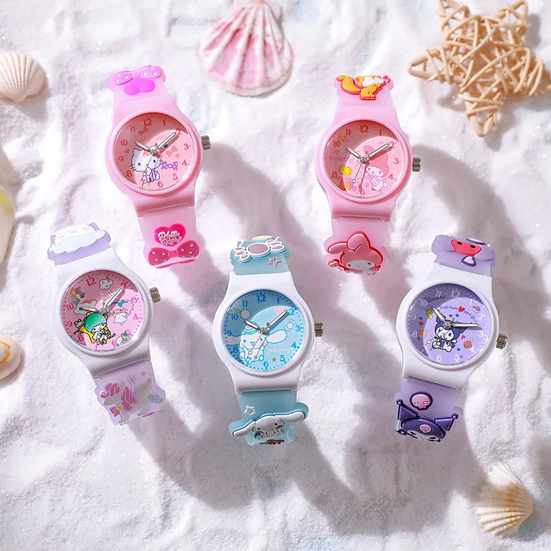 Kawaii Uhr Hello Kitty Kuromi – 3D Cartoon Design