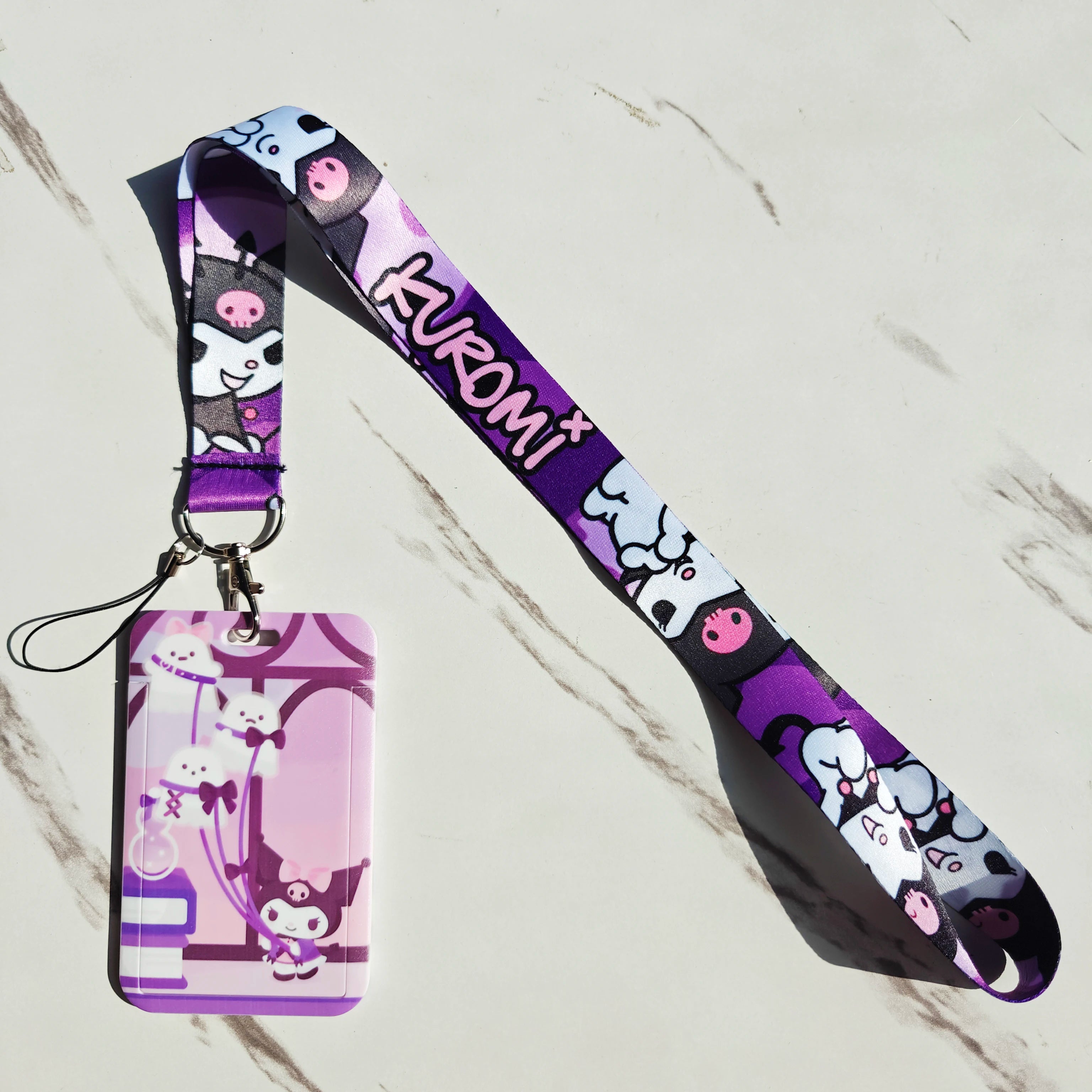 Anime Schlüsselband mit Ausweishalter – Multifunktionale Lanyard zum Umhängen