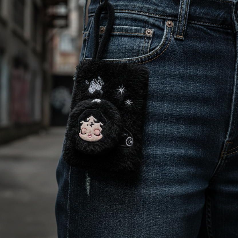 POP MART Skullpanda You Found Me — Mini Blind Box-Tasche