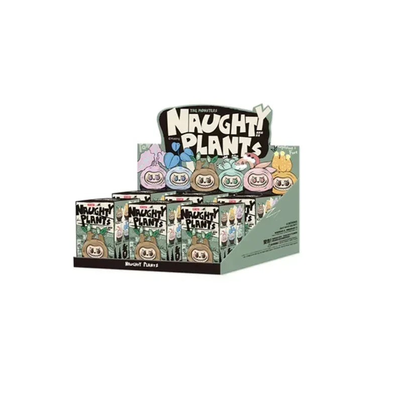 POP MART Labubu Mystery Box Serie Schelmische Pflanzen Überraschungsbox Überraschungstüte Original Spielzeug Anime Figuren Ornamente