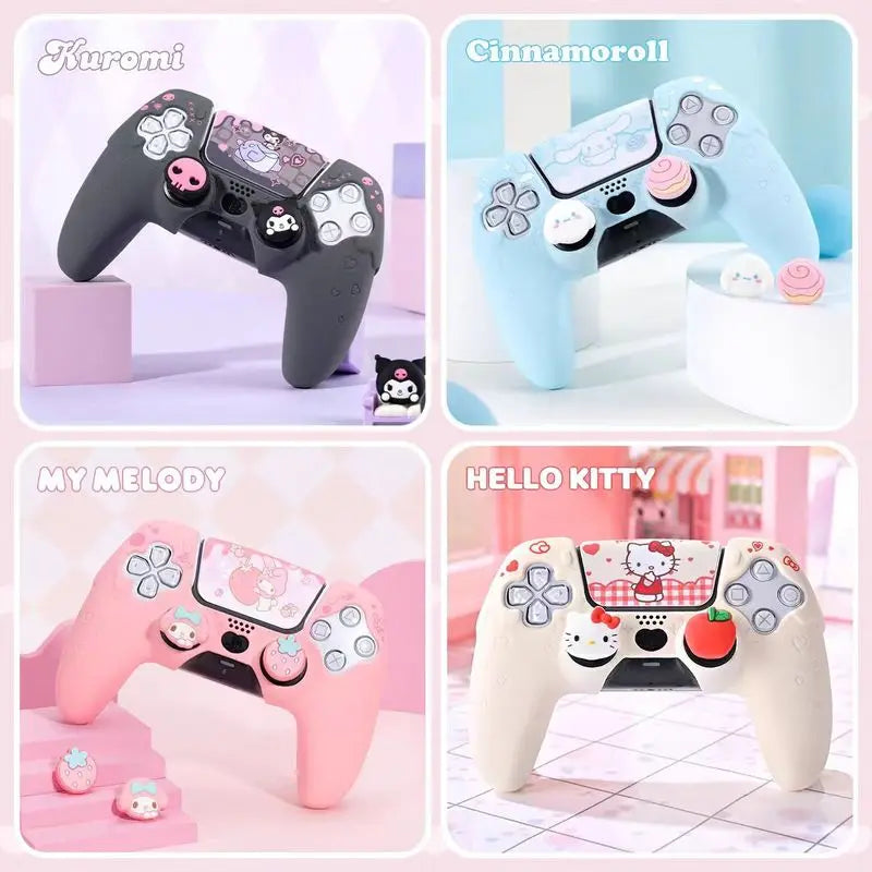 Kawaii Hello Kitty Controller-Hülle - Sturzschutz