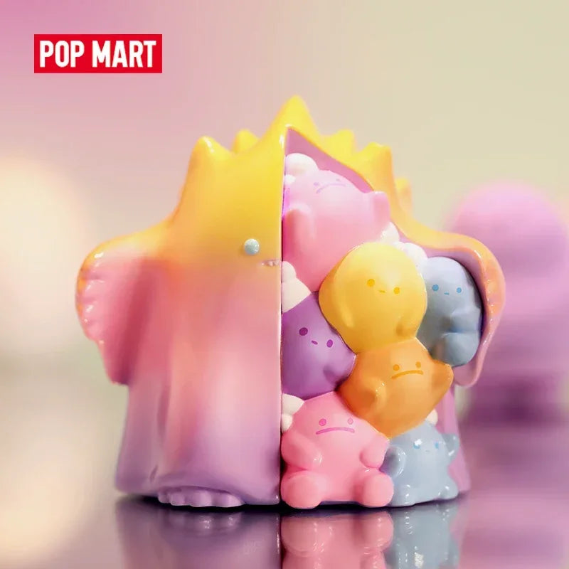 POP MART YUKI Série Evolution Boîte Mystère Décoration de Bureau Modèle Mignon Cadeau Jouets Anime