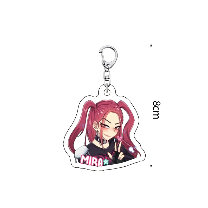 Porte-clés esthétique pour sac Kpop, chasseur de démons, tigre, fournitures de fête, Badge pour Fans, cadeaux de fête