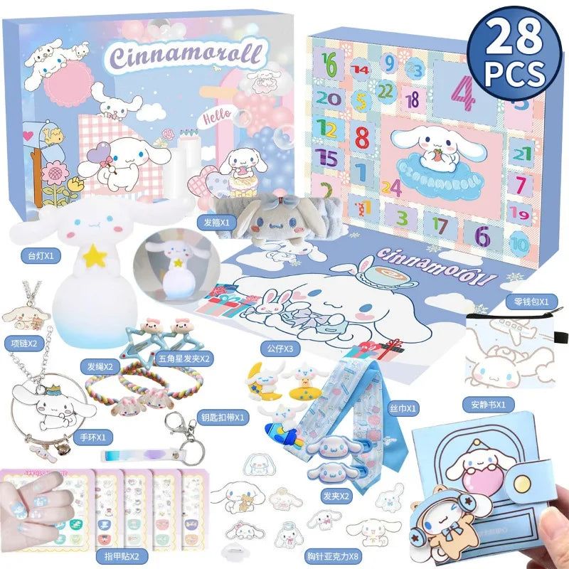 MINISO Hello Kitty Kuromi Calendrier de l’Avent Anime 24 Jours