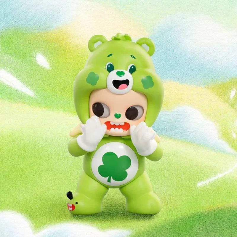 POPMART CareBears x Zsiga série boîte aveugle devinez sac décoration de bureau modèle mignon cadeau fille sac aveugle jouets Figure d'anime