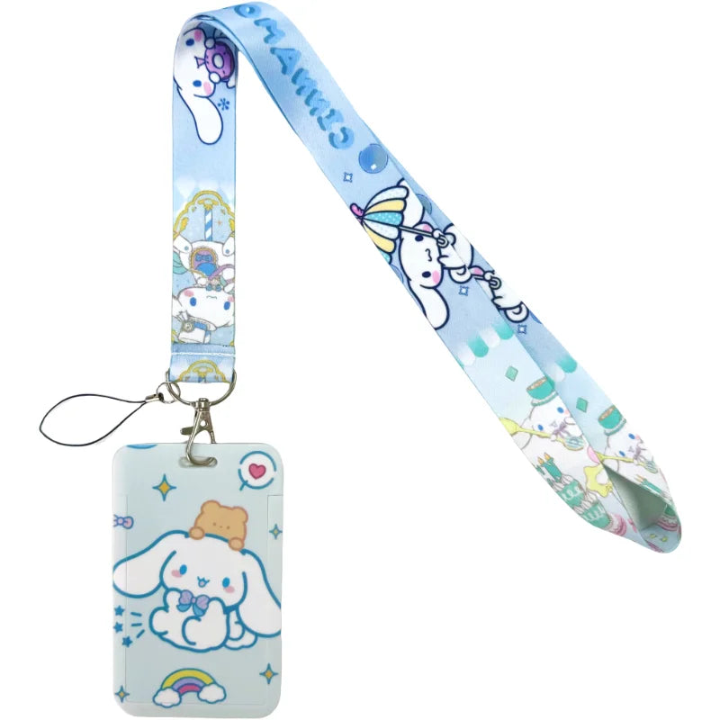 Anime Schlüsselband mit Ausweishalter – Multifunktionale Lanyard zum Umhängen