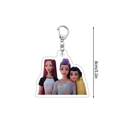 Porte-clés esthétique pour sac Kpop, chasseur de démons, tigre, fournitures de fête, Badge pour Fans, cadeaux de fête