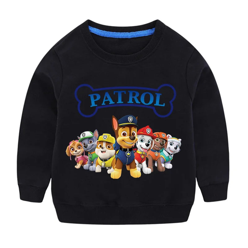 Sweat-shirt à capuche pour Sport, mignon, Paw Patrol, décontracté, dessin animé Paw Patrol, Patchwork, pull, automne, vêtements de Sport, cadeaux d'anniversaire, 2024