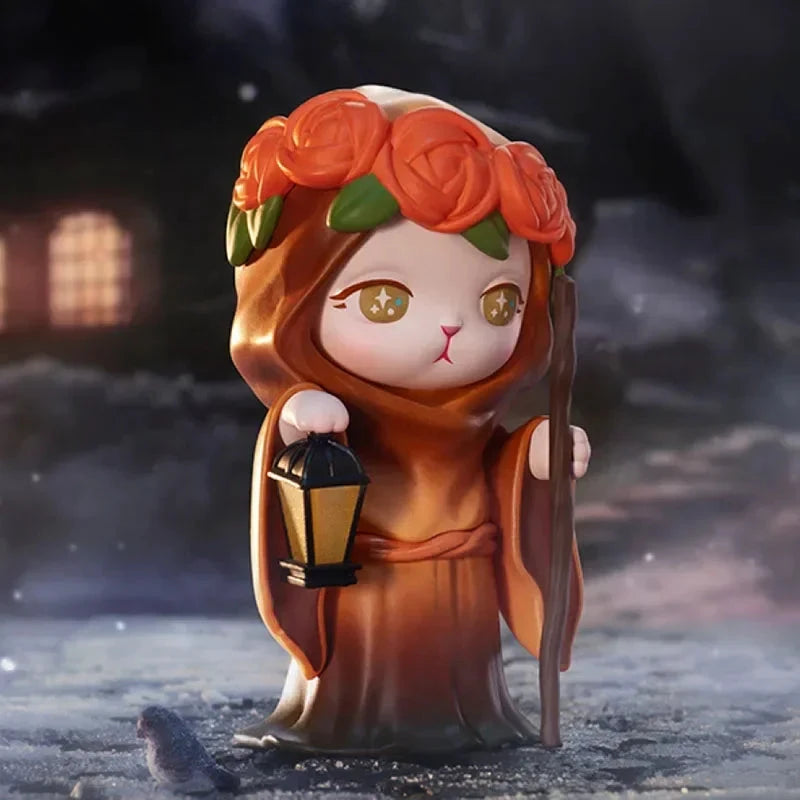 POP MART Mysteriöse Hasen-Tarot-Serie Blindbox Überraschungsbox Guess Bag Spielzeug Niedliche Puppe Anime Figur Schreibtischdekoration Kollektion