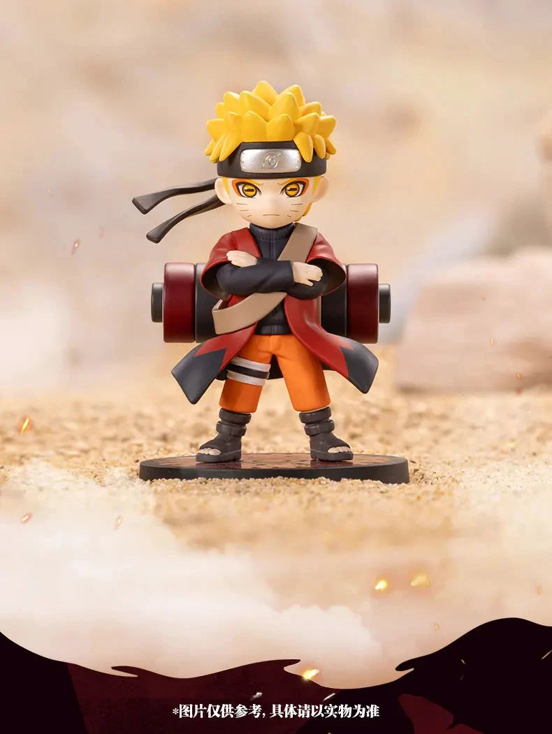 Pop Mart Figurine PVC Naruto Shippuden Akatsuki Arc Boîte Aveugle