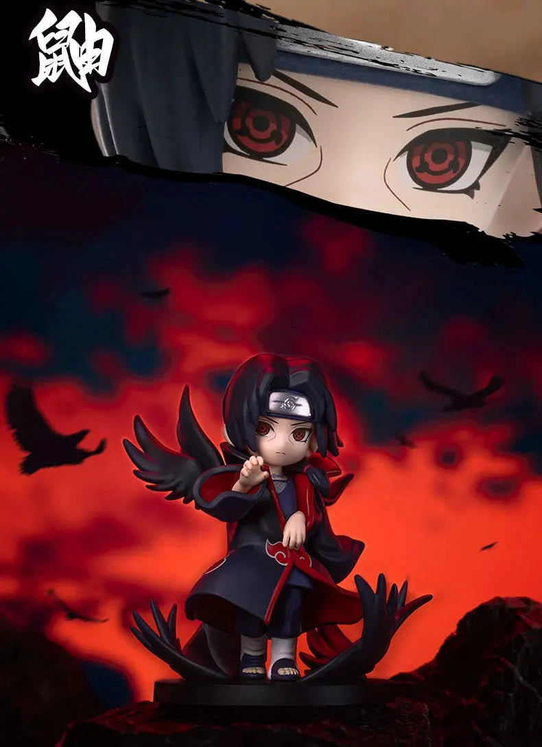 Pop Mart Figurine PVC Naruto Shippuden Akatsuki Arc Boîte Aveugle