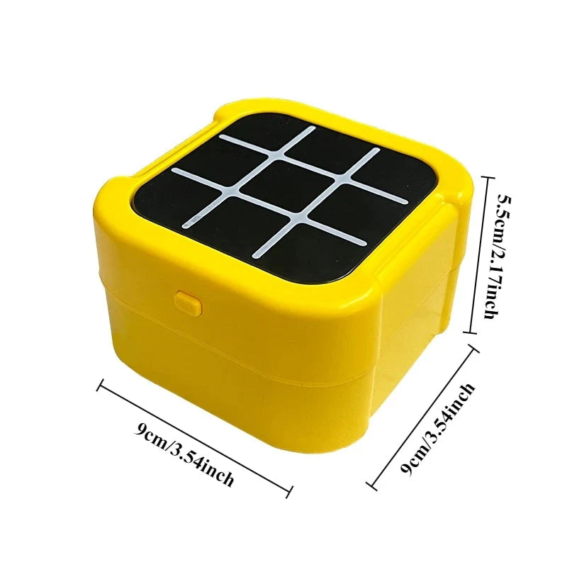 1 Stück elektronisches Tic-Tac-Toe-Schachbrett, multifunktionales Lernspielzeug für Kinder, interaktives Denkspiel, Spaß für Eltern und Kinder