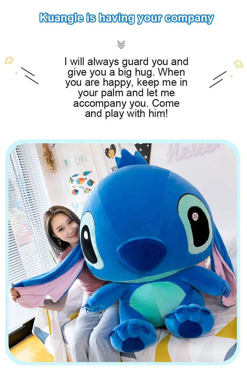 MINISO Peluche Géante Lilo et Stitch Couple 60 Cm Collection Ultra Douce Édition Limitée by Mon Labubu