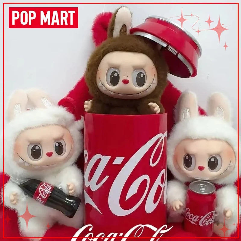 POP MART - Labubu Coca Cola Porte-clé Peluche Blind Box (au choix ou aléatoire)