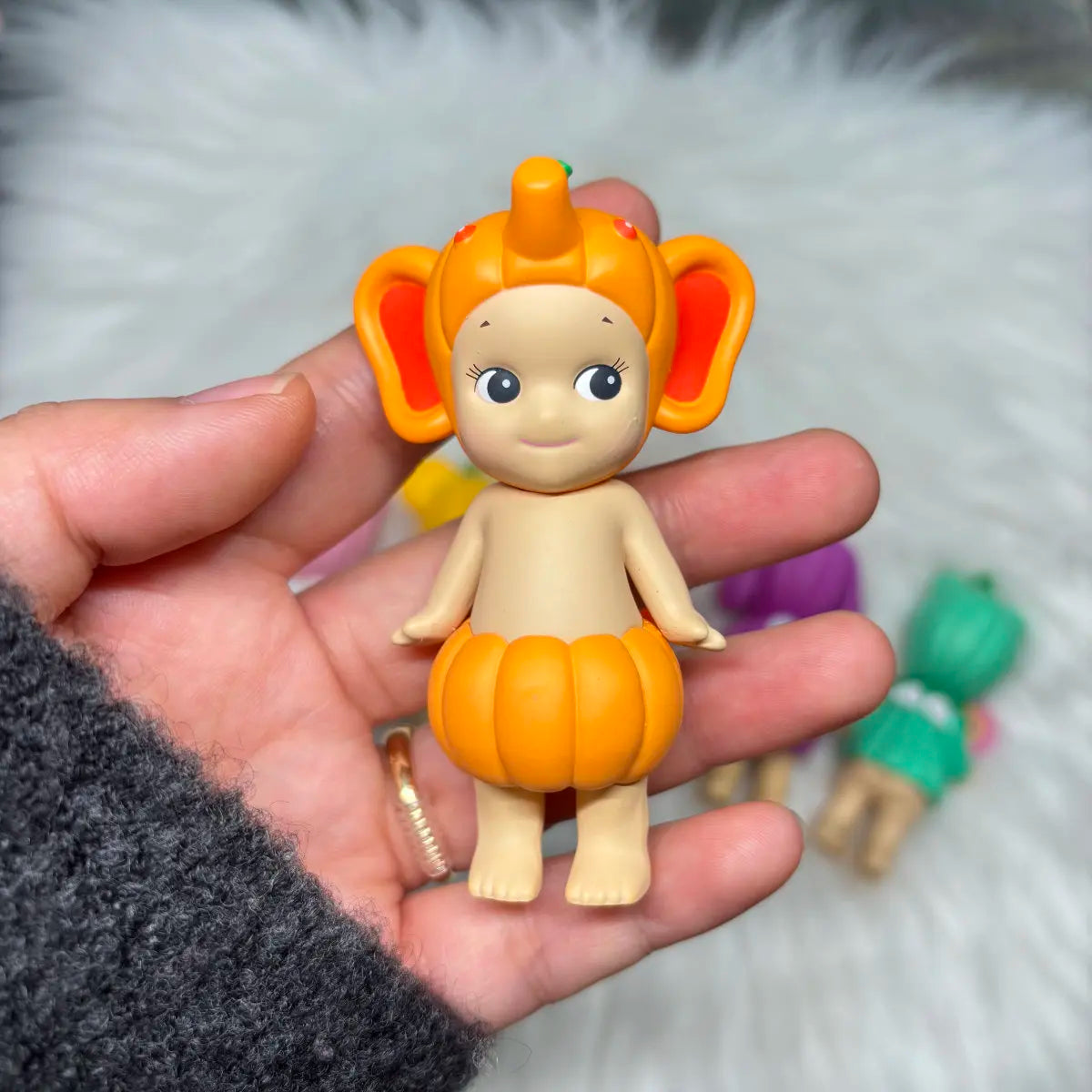 Figurine Sonny Angel Mini, série Pumpkin Patch, boîte mystère, Halloween 2025, lapin aux oreilles tombantes,…