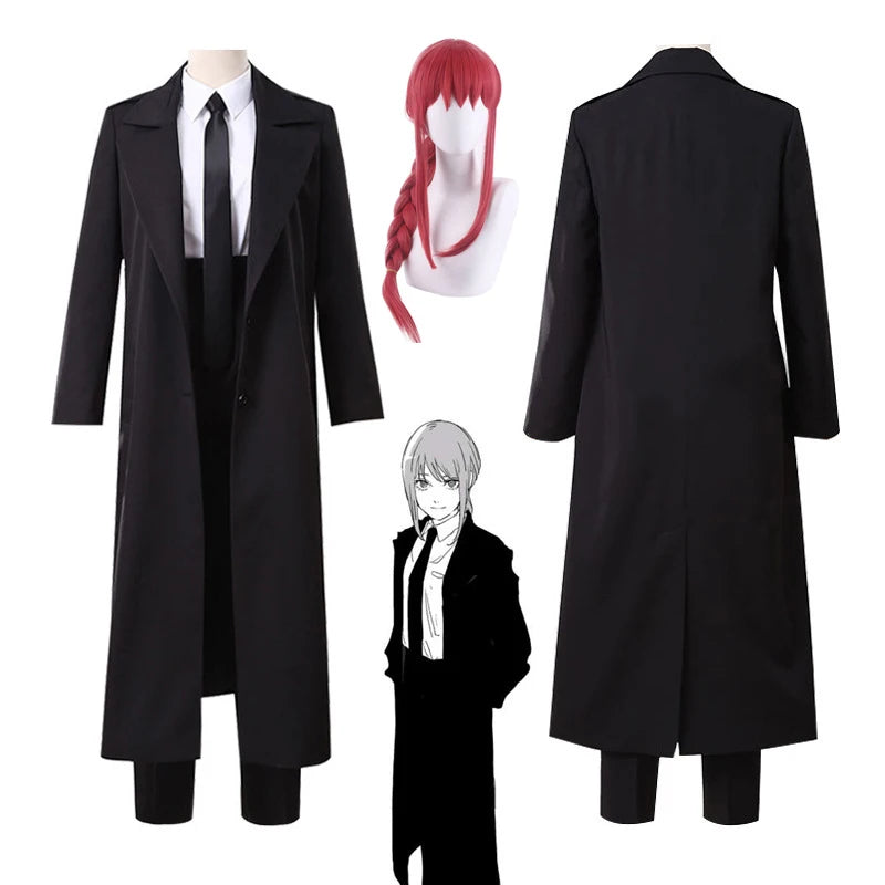 Makima Cosplay-Kostüm – Chainsaw Man – Komplettes Outfit