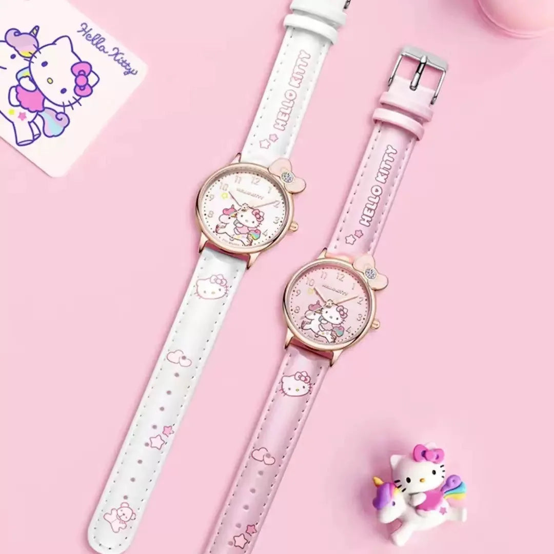 Kawaii Quarzuhr – Hello Kitty, Kuromi & Cinnamoroll