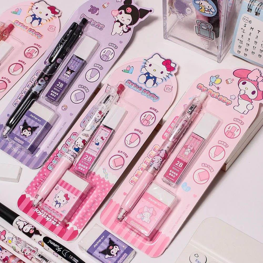 Druckbleistift Kuromi Melody – Kawaii Schreibwaren-Set