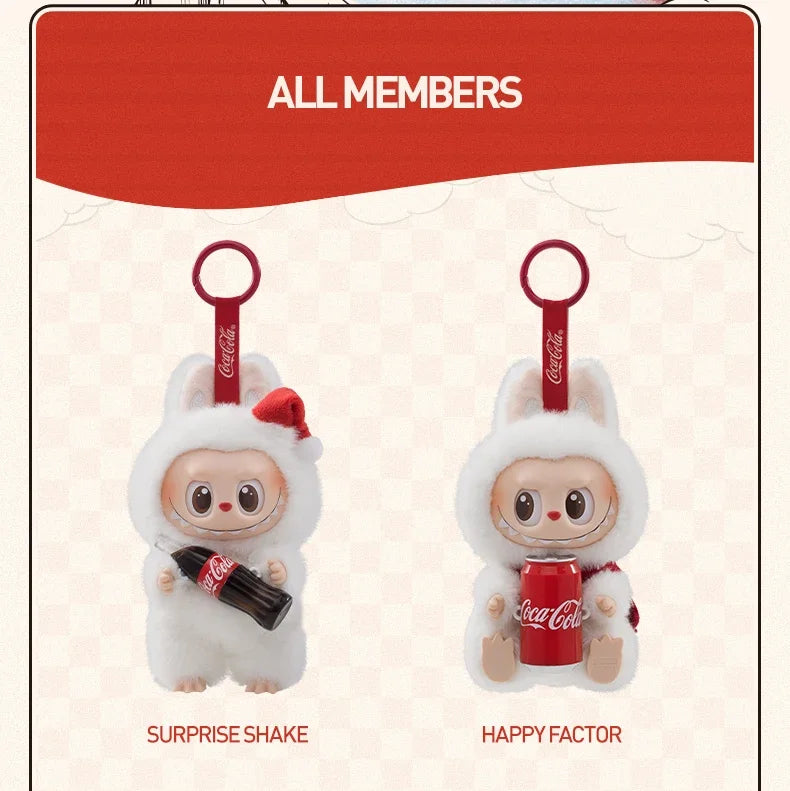 POP MART - Labubu Coca Cola Porte-clé Peluche Blind Box (au choix ou aléatoire)
