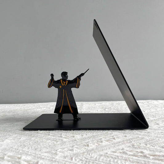 Serre-livres en métal robuste Harry Potter, pour bureau, bureau d'étudiants, décoration de maison, super cadeau, ornement de bureau