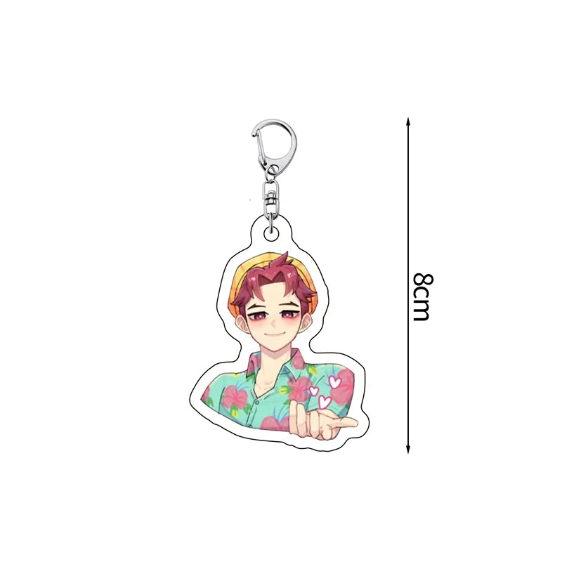 Porte-clés esthétique pour sac Kpop, chasseur de démons, tigre, fournitures de fête, Badge pour Fans, cadeaux de fête