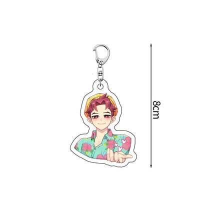 Porte-clés esthétique pour sac Kpop, chasseur de démons, tigre, fournitures de fête, Badge pour Fans, cadeaux de fête