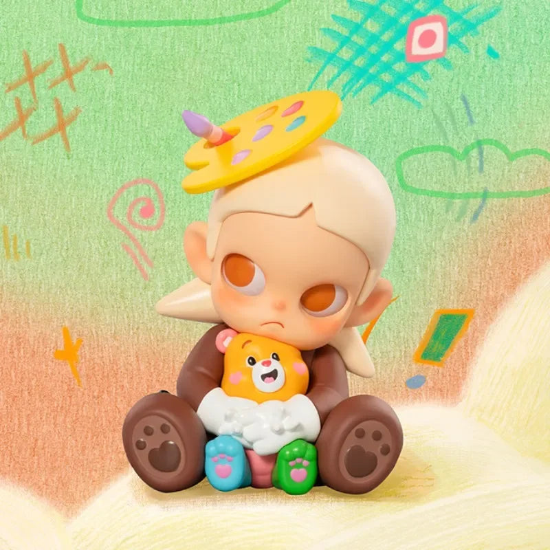 POPMART CareBears x Zsiga série boîte aveugle devinez sac décoration de bureau modèle mignon cadeau fille sac aveugle jouets Figure d'anime