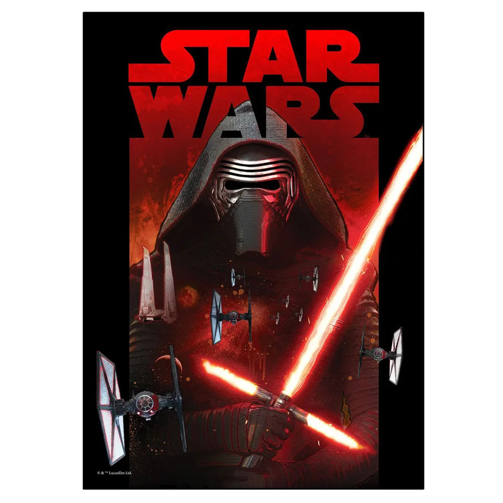 MINISO Poster Star Wars – Toile HD Dark Vador & Yoda, Sans Cadre