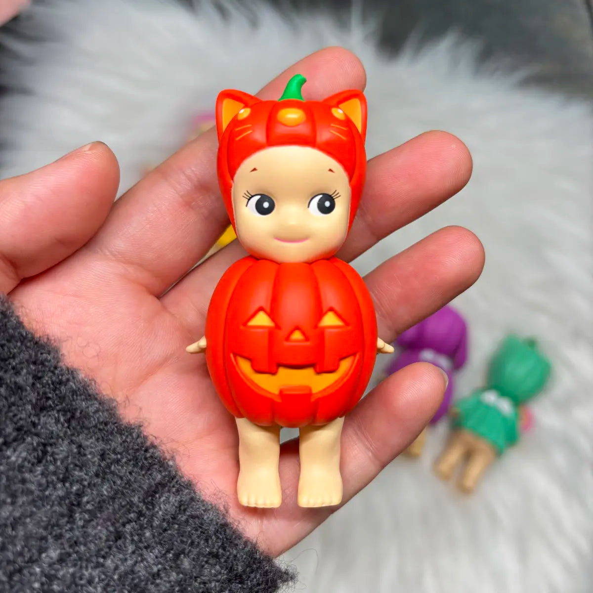 Figurine Sonny Angel Mini, série Pumpkin Patch, boîte mystère, Halloween 2025, lapin aux oreilles tombantes,…