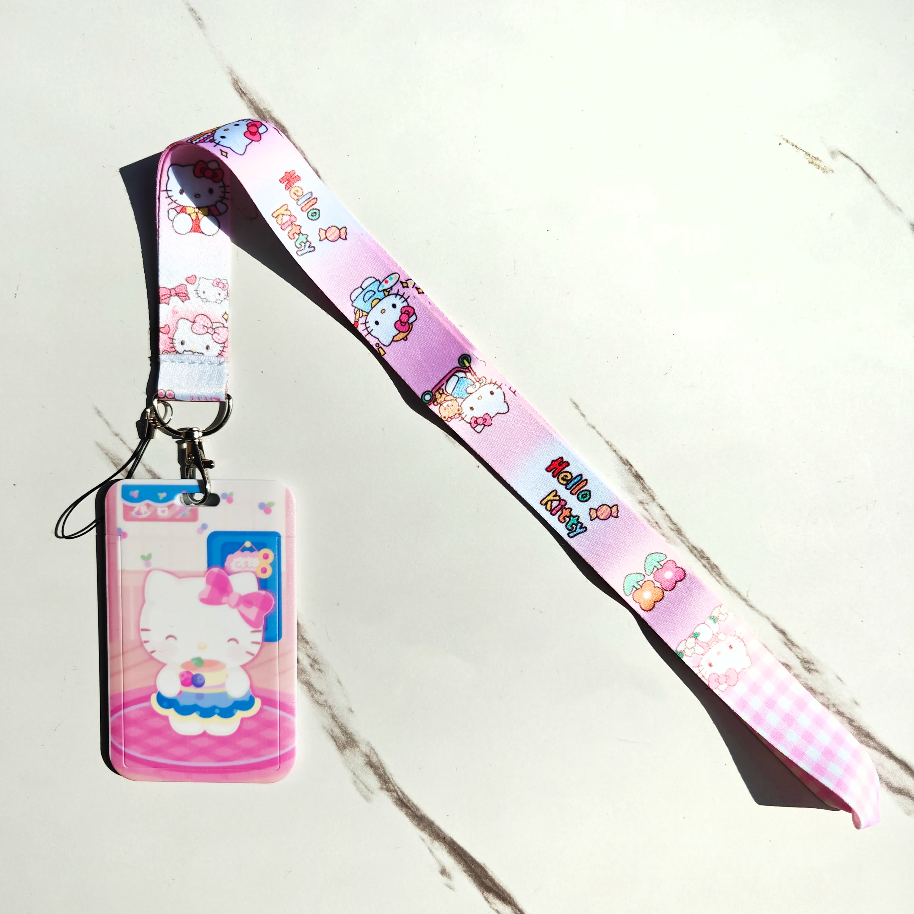 Anime Schlüsselband mit Ausweishalter – Multifunktionale Lanyard zum Umhängen