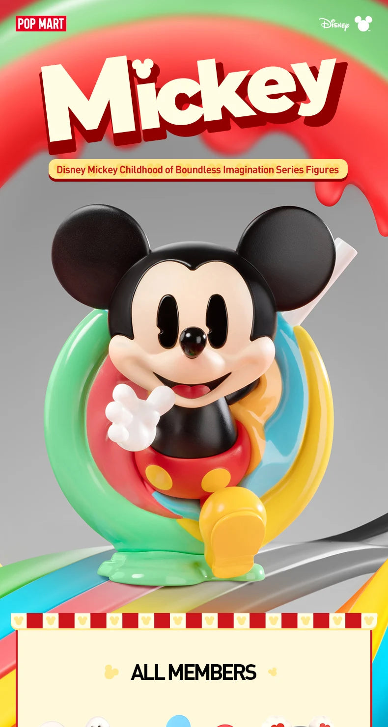 POP MART Disney Mickey – Collection Enfance de l’imagination