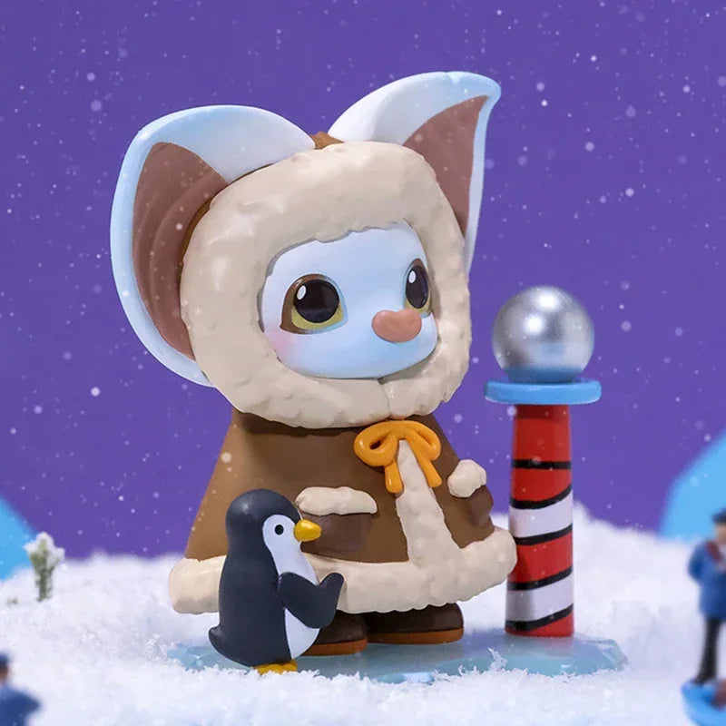 POP MART Yoki voyage autour du mot série boîte aveugle jouets Kawaii Anime figurine Surprise boîte mystère poupées…