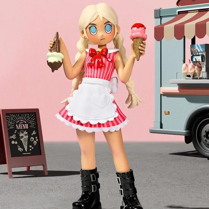 POP MART pêche émeute RUSH HOUR série boîte aveugle jouets Kawaii Anime figurine Caixa Caja Surprise boîte mystère…