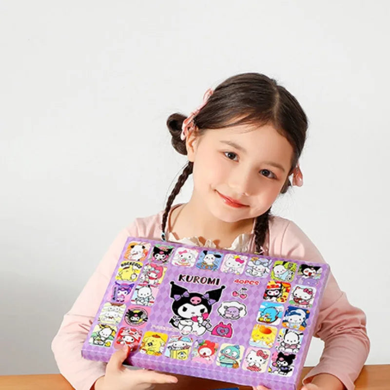 Sanrio Coffret Figurines Hello Kitty Kuromi Melody Collection Exclusif Coffret Cadeau by Sanrio