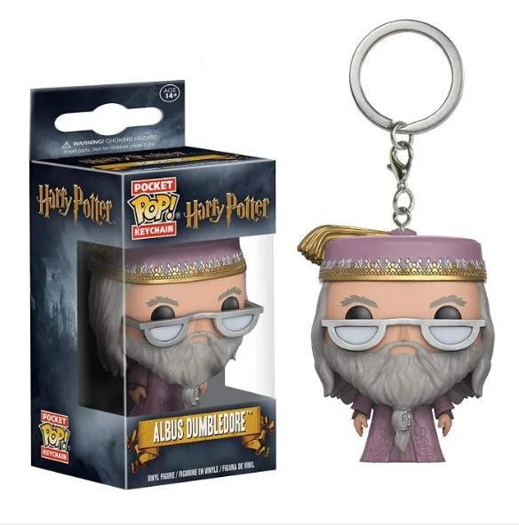 Funko POP-Porte-clés figurine d'action, poupées modèles, Dementor, Hermione, Luna, Lovegood, Dobby, Snape, Ron, Ginny, Magic School, Fawkasultraviolet